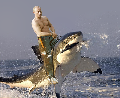 Путин на дельфине