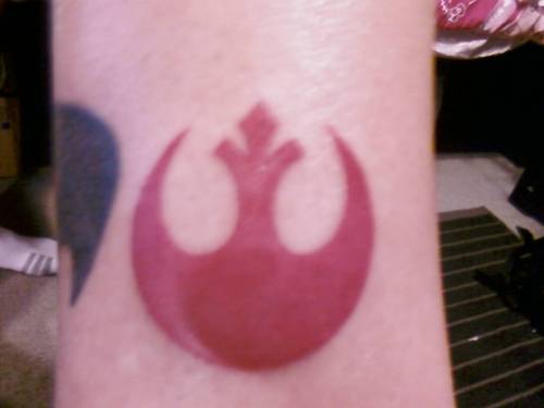 my Rebel Alliance tattoo I got tonight. ? Previous post • Next post ?