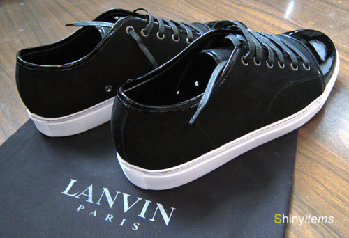 Lanvin Black Low Top Sneakers: 700My Zara Lanvin-inspired Black Low ...