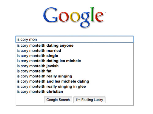 lea michele and cory monteith dating. and lea michele dating” IS