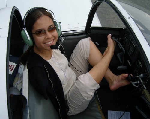 FilipinoAmerican Girl Born Without Arms Certified by Federal Aviation 
