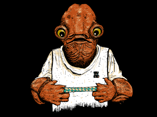 Sold Out Tee of the Day: “It’s A Trap” by Matt Leyen.
Was Woot’s Shirt of the Day, but is presently sold out (!). Will presumable be back tomorrow (?). Check here for updates on where it might print next.
[woot.]