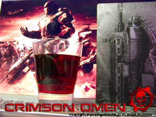 The Crimson Omen (Gears of War Cocktail) Ingredients: 1 shot Black Cherry 
