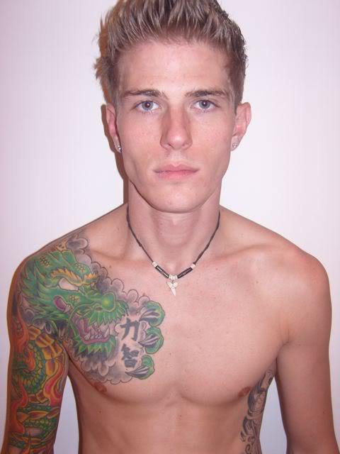 shirtless guy tattoo. #model #tattoo #shirtless #guy