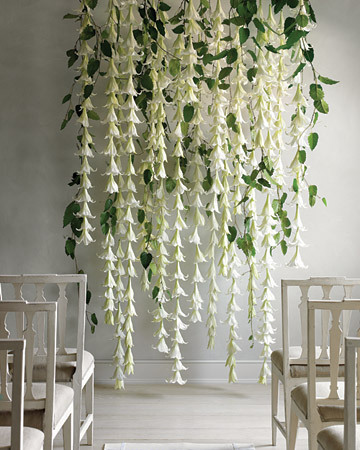 easter lilies garland wedding decoration ceremony love white flowers