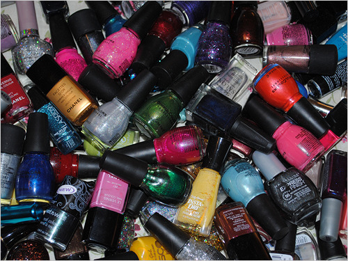 For the formspringette who wanted to see my nail polish collection :D I realized when taking these that not only do I have a disgusting amount of nail polish, but that I&#8217;m missing a whole bunch too, lol ;x