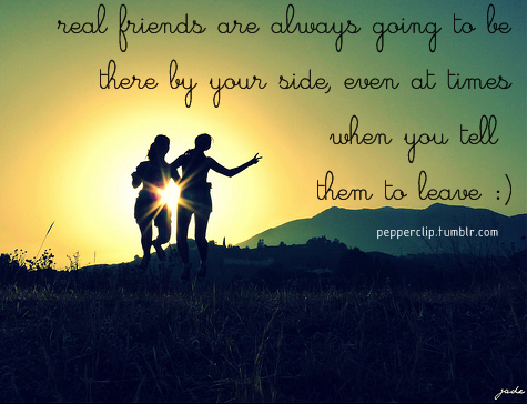 Real Friends Are Always By