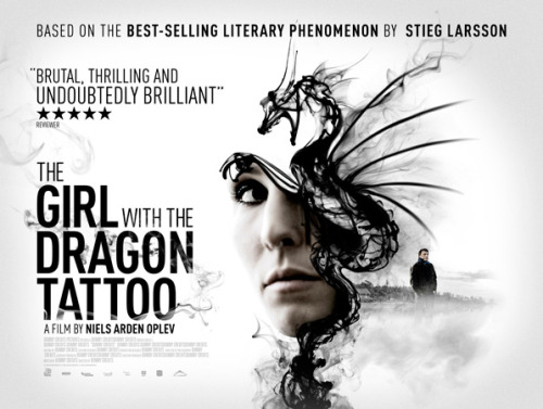 This is not the film poster for The Girl With the Dragon Tattoo