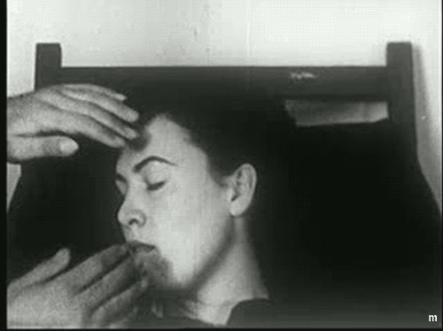 mogadonia:
hypnosis study, late ’30s/early’40s (gif by mogs)