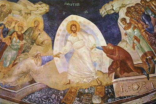 Xristos Anesti! Christ Has Risen!
Kali Anastasi!
Kalo Pascha! Happy Easter!