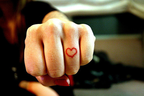 love heart tattoos on hand. Tagged: heart tattoo, love,