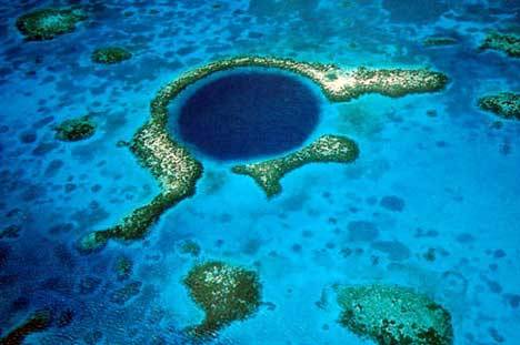 As it is known to all The Great blue hole, Belize is the biggest blue hole 
