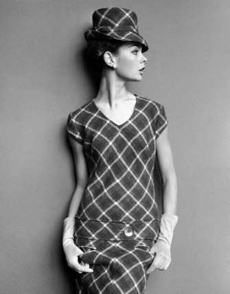Jean Shrimpton by John French in a Mary Quant dressLondon England