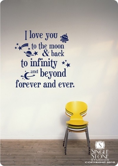 I Love You To The Moon And Back Poem. i love you to the moon and