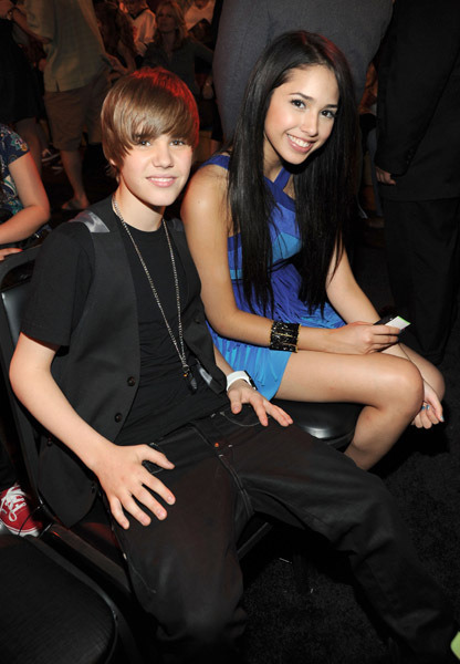 Justin Bieber and Jasmine V.