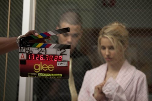 Behind the Scenes Journey Quinn Dianna Agron and Puck Mark Salling 
