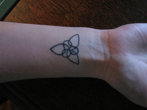 So its a pretty small Celtic knot tattoo but something about it caught my