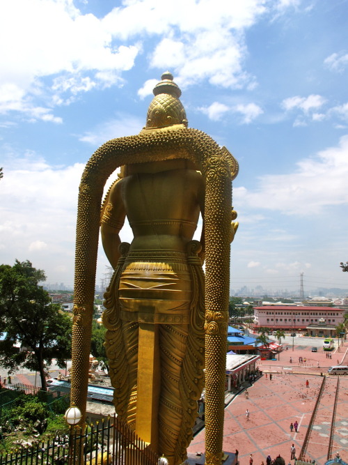Last photo related to the Batu Caves—that is, until I find myself back there again :D  Here’s the view from behind the giant hindu statue :)