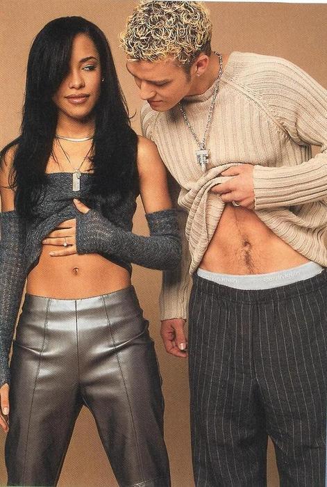 Cute Pic Of Justin Timberlake Aaliyah I never knew her JT hung out lol 