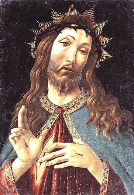 Christ Crowned with Thorns, 1500 by Sandro Botticelli Via