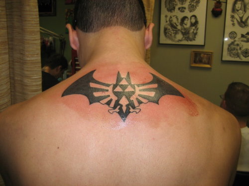  either want a bat-symbol tattoo or a Triforce tattoo… then this pops up.