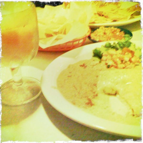 After a 12 hour cram sesh&#8230;I needed this. Mmmmm Chuy&#8217;s