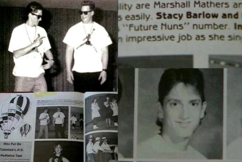 eminem high school picture. images like in High school! eminem high school.