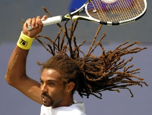 andy murray tennis player. Older. This is Dustin Brown,