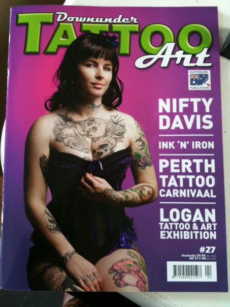  this months issue of Downunder Tattoo Art - Max has some photos inside!