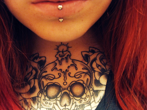 Posted September 23, 2010 at 6:26pm in lip piercing throat chest chest piece 
