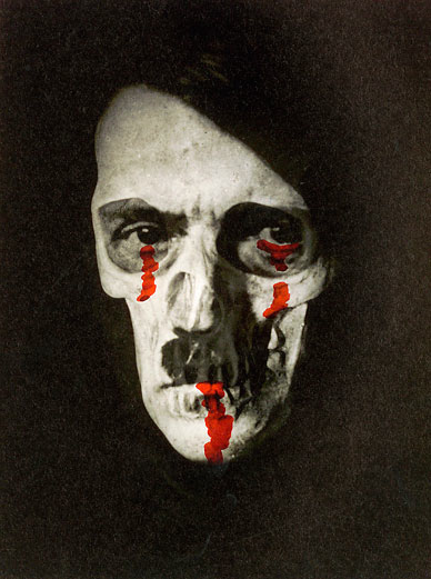 Erwin Blumenfeld, Hitler With Bleeding Eyes and Mouth (1953)