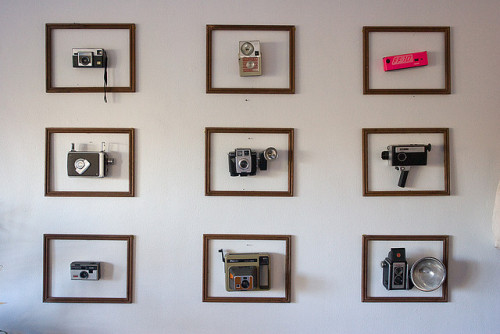 trustyourheart:

vintage camera display (by upload)