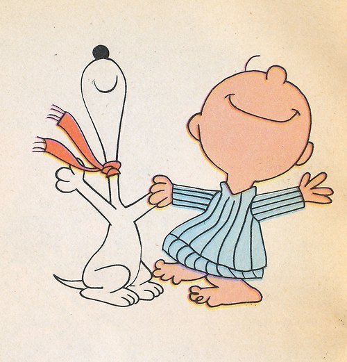 sagerabelaissoul:

Don’t you just love the way Charles Schultz could capture unadulterated happiness?
