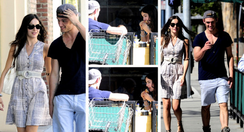 Alex Pettyfer &amp; Camilla Belle have a friendly lunch together. (Nov. 2nd