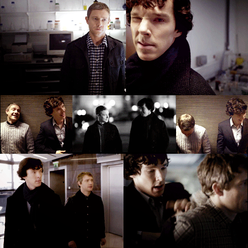 sherlocks:


TOP 5 BROMANCES (#3) BBC’S SHERLOCK HOLMES &amp; JOHN WATSON

JOHN: This is how you get your kicks, isn’t it? You risk your life to prove you’re clever.SHERLOCK: Why would I do that?JOHN: Because you’re an idiot.

After stumbling across this, I&#8217;ve realized that roughly 80% of the shows I watch have a serious bromance (and/or fandom that really loves slash).