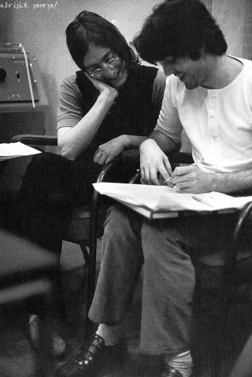 John & Paul in 1968