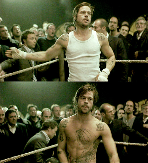 Brad Pitt in Snatch so much unfffffff I really need to watch this movie