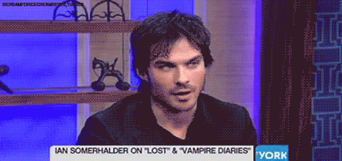 -waitingondelena:


LOTS OF GIRLS ARE PROBABLY CHASING YOU DOWN THE STREET…“I would…not argue with that. “ —Ian Somerhalder NBC NY 11th May 2010 

He is fucking perfect.
