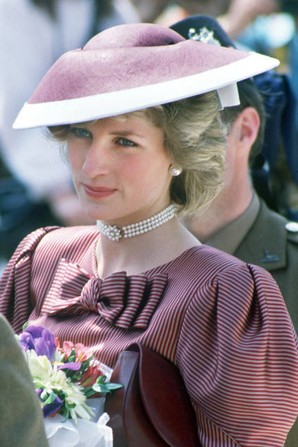 Tagged Fashion Style Icon Royalty Princess Diana 1980's Vintage