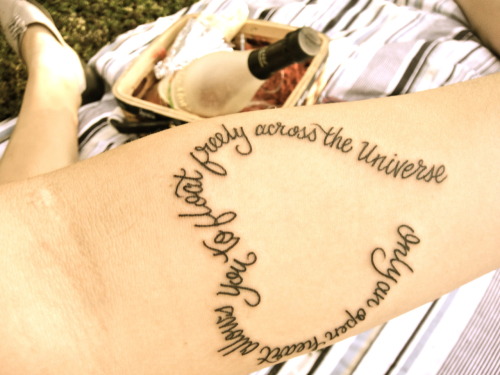 Open Heart Tattoo with Names