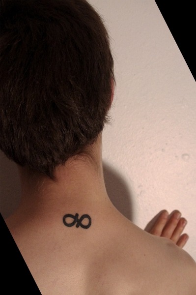 In essence, this is finity. All that will end, everything physical, emotional, every experience or state of being there will be. And the fact that nothing, including this constant finity, can or will last forever. (It is remarkably difficult to take a picture of the back of one’s own neck.)