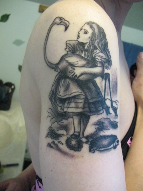 My second Alice tattoo Straight from the original artwork in the book