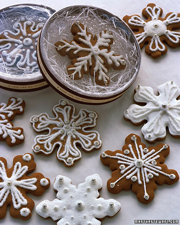 Martha Stewart Snowflake Cookie Winter Wedding Favor Photo Permalink
