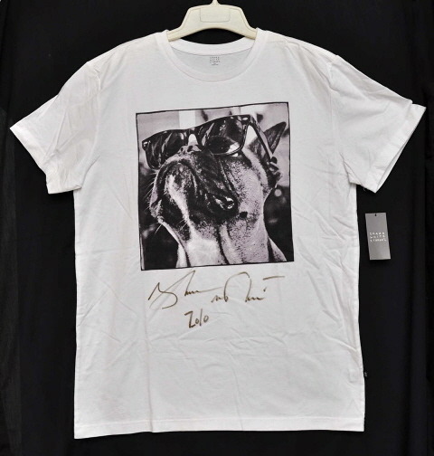 Shaun White French Bulldog Rambo Autographed Shirt