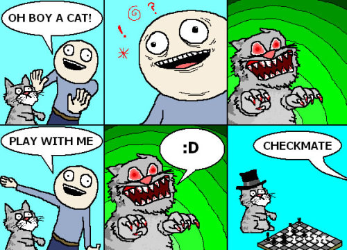 cat in hat cartoon. #cat #chess #top-hat #cartoon