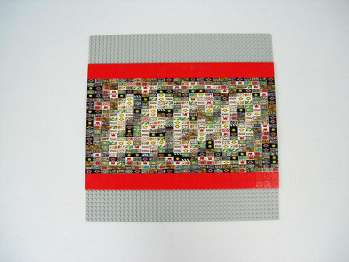 lego logo pictures. Lego Logo Mosaic