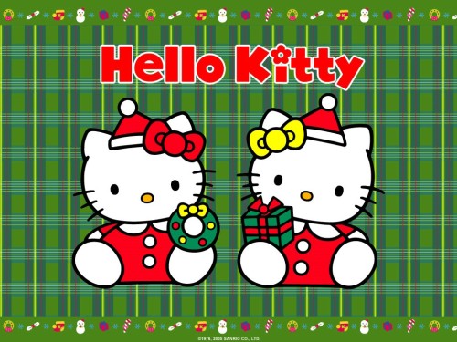 hello kitty christmas wallpaper. hello-kitty: Hello Kitty