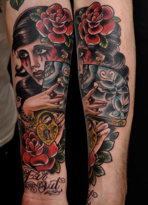 with some awesome old school neo traditional tattoos that will make up