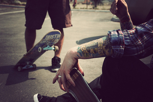 #tattoo#skate#photo#street life