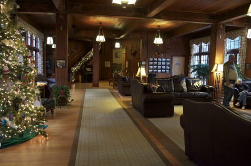 lake quinault lodge all cozy & decorated